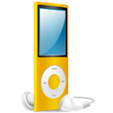 iPod Nano yellow on icon